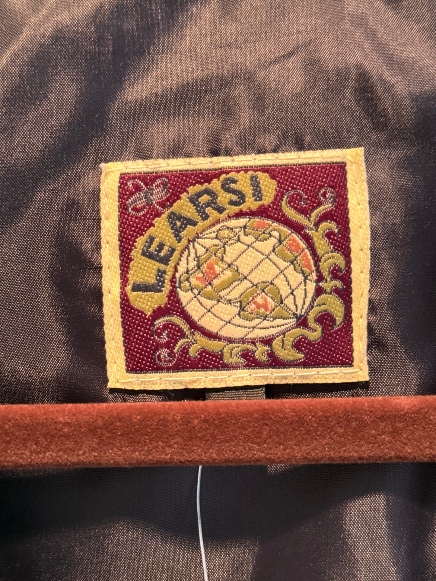 Learsi Colorblock Suede Leather Vest (1990's)