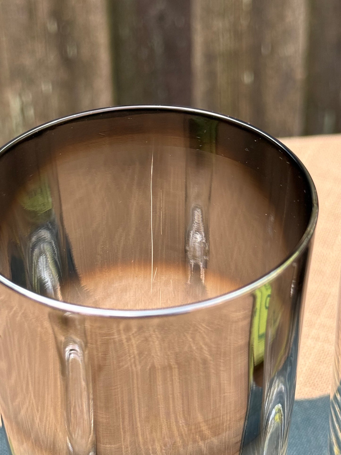 Silver Ombre Highball Glasses, Set of 5 (1950's-1960's)