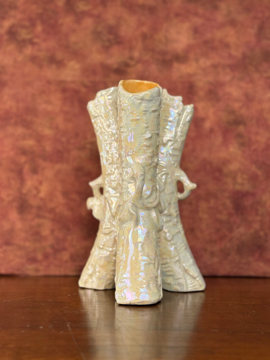 German Naturalistic Lusterware Glaze Vase (1950's-1960's)