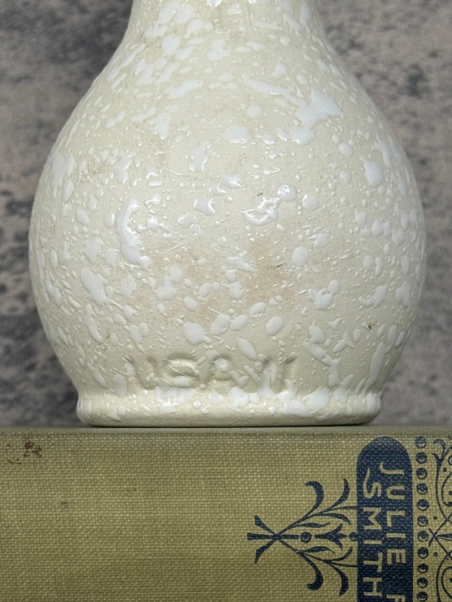 Vintage Splatter Glaze Bud Vase (1950's-1960's)