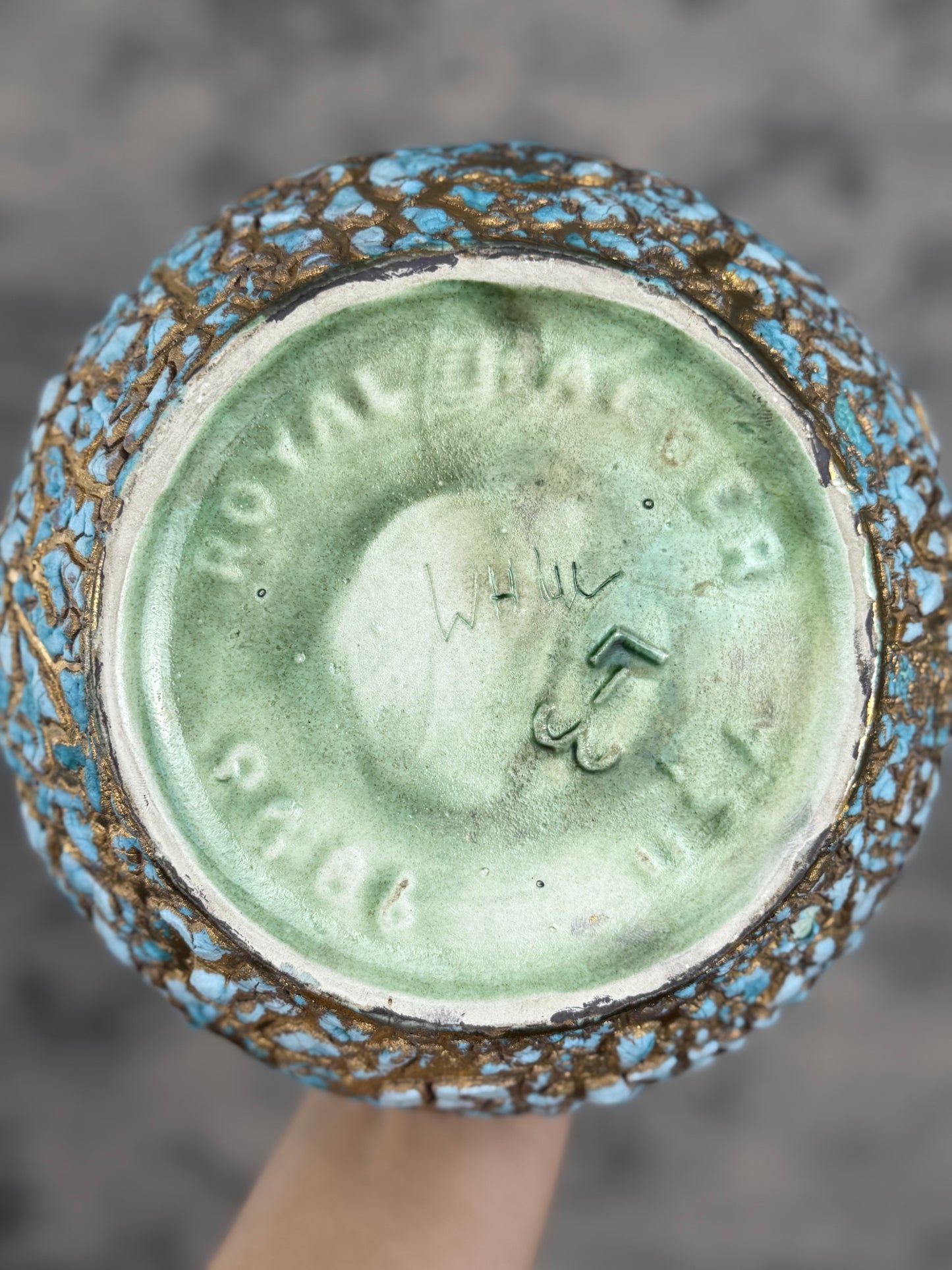 Royal Haeger Metallic Lava Glaze Pitcher (1960's-1970's)