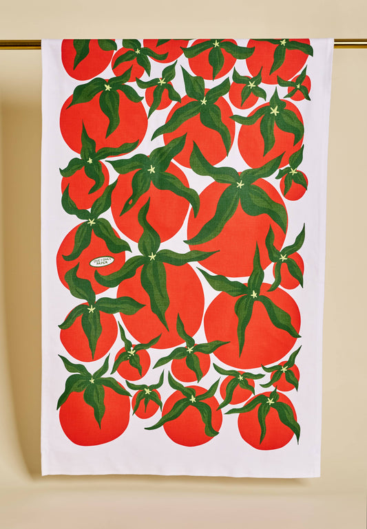 Pomodoro Tomato Cotton Tea Towel