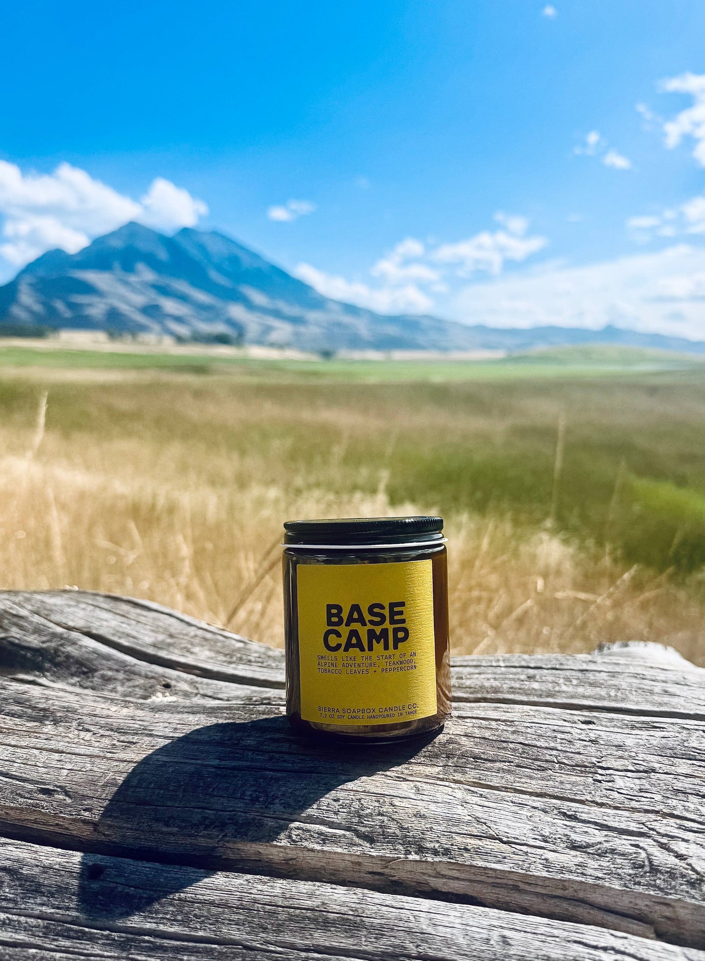Sierra Soapbox 'Base Camp' (Teakwood + Tobacco) Candle