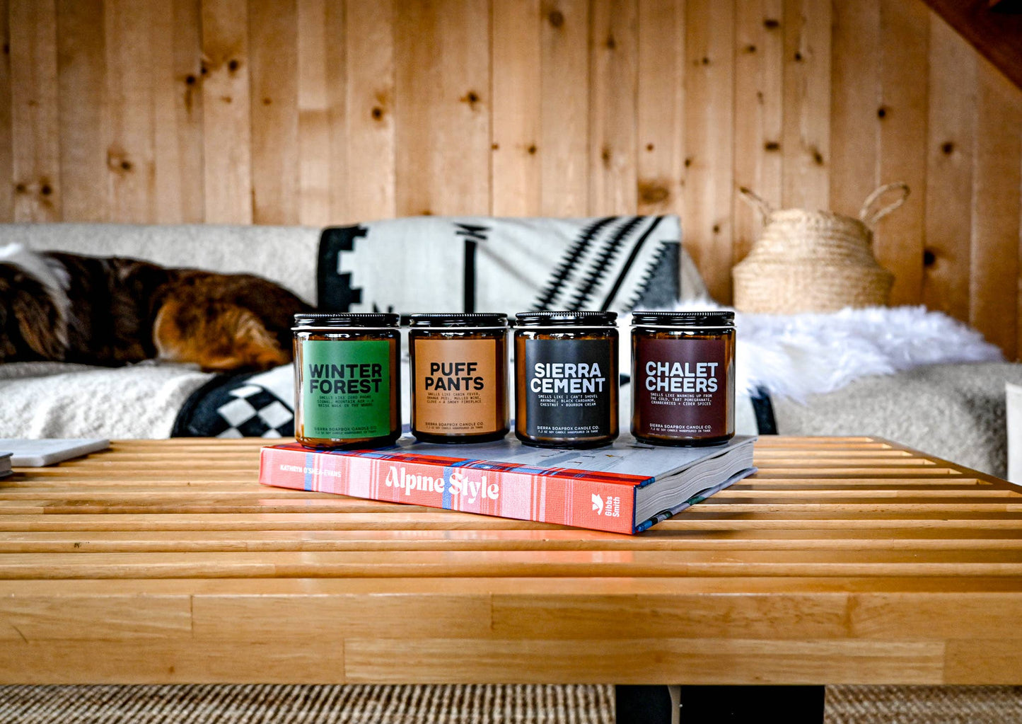 Sierra Soapbox Co. 'Sierra Cement' (Cardamom + Bourbon) Candle