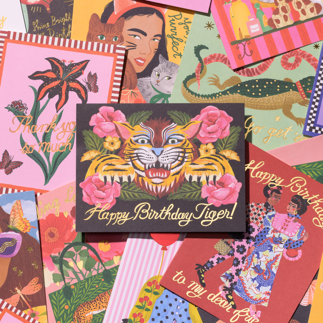 Happy Birthday, Tiger Greeting Card