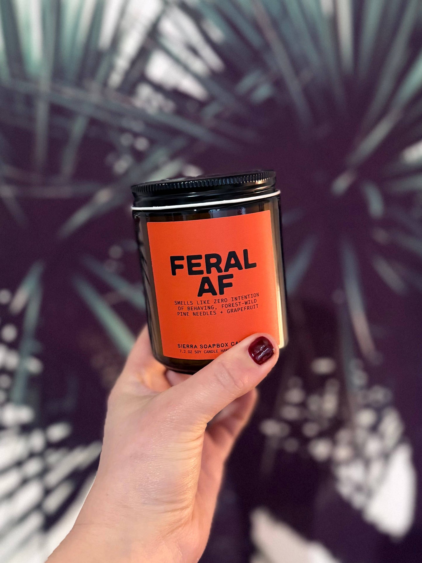 Sierra Soapbox 'Feral AF' Candle - Grapefruit + Pine