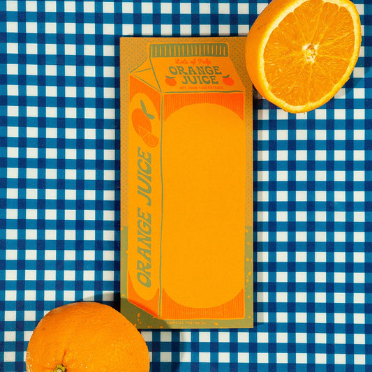 Bromstad Printing Co. Orange Juice Risograph Notepad