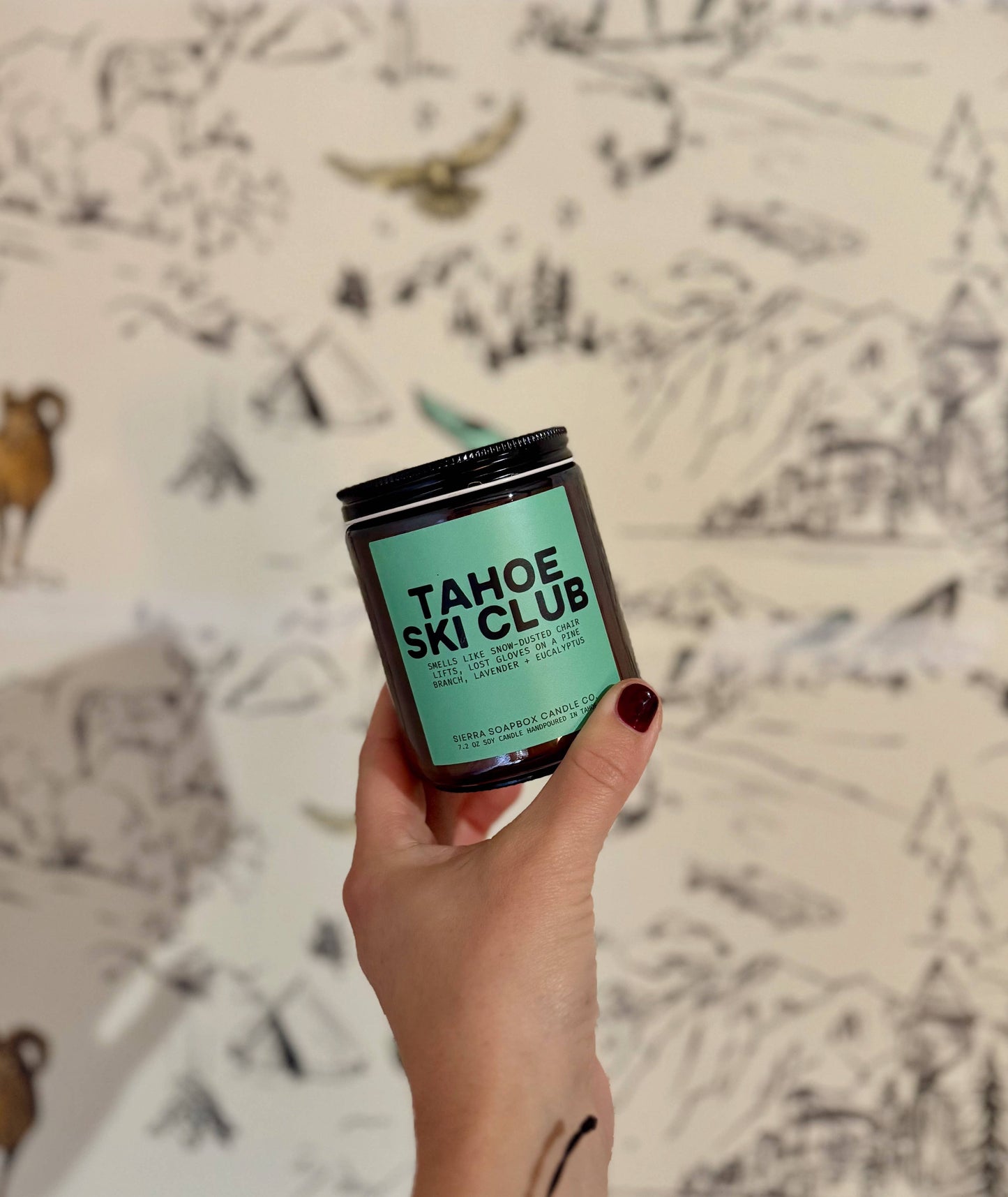 Sierra Soapbox 'Tahoe Ski Club' (Lavender + Pine) Candle