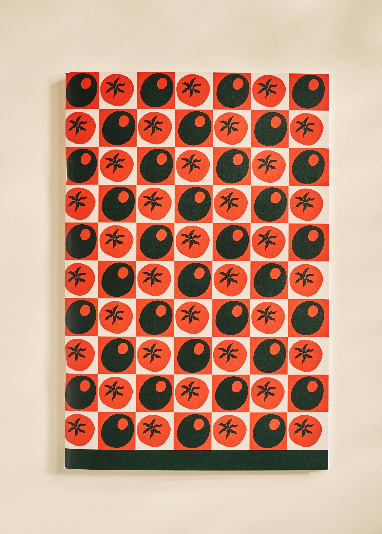 Pomodoro Tomato & Olive Checkered Weekly Planner