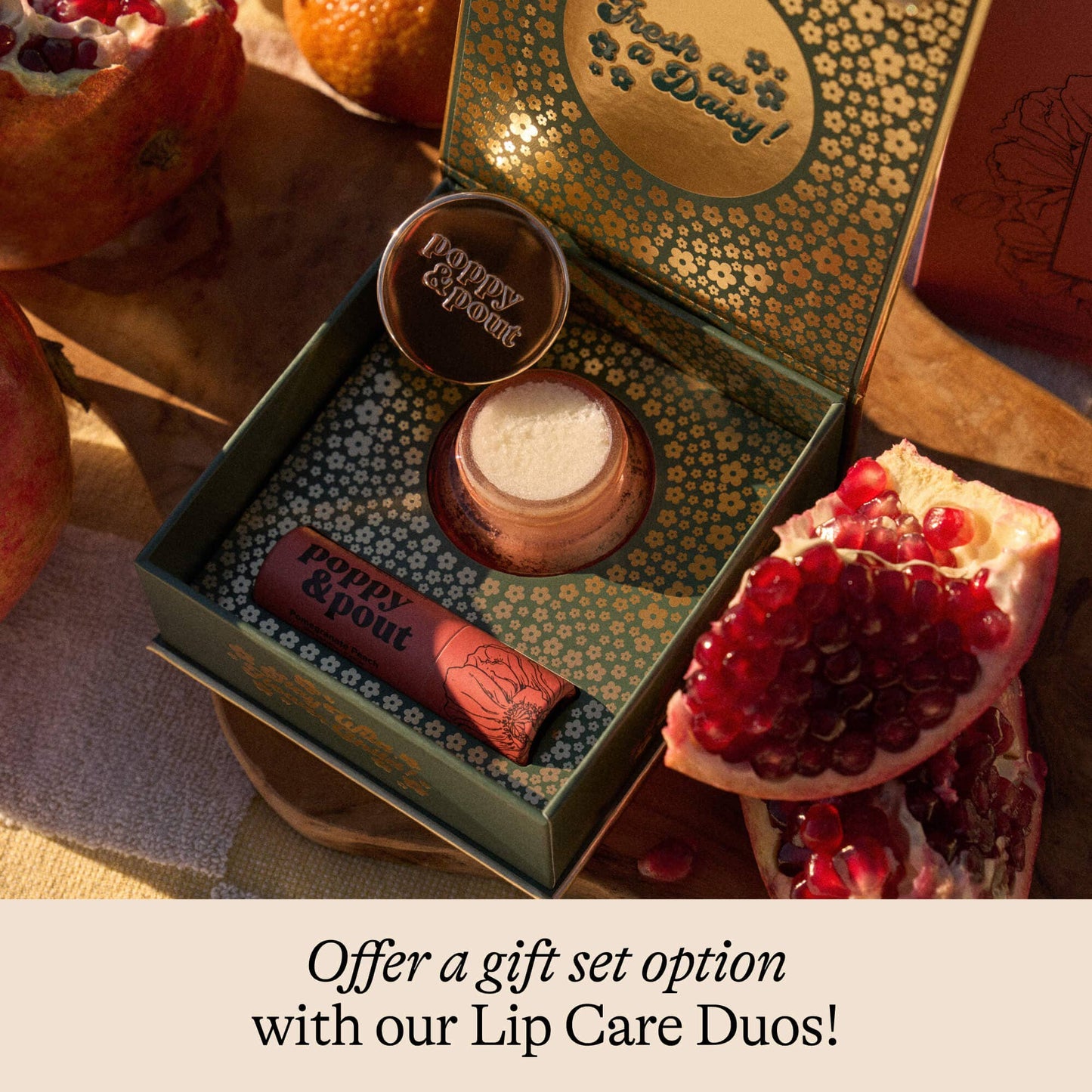 Pomegranate Peach Exfoliating Lip Scrub