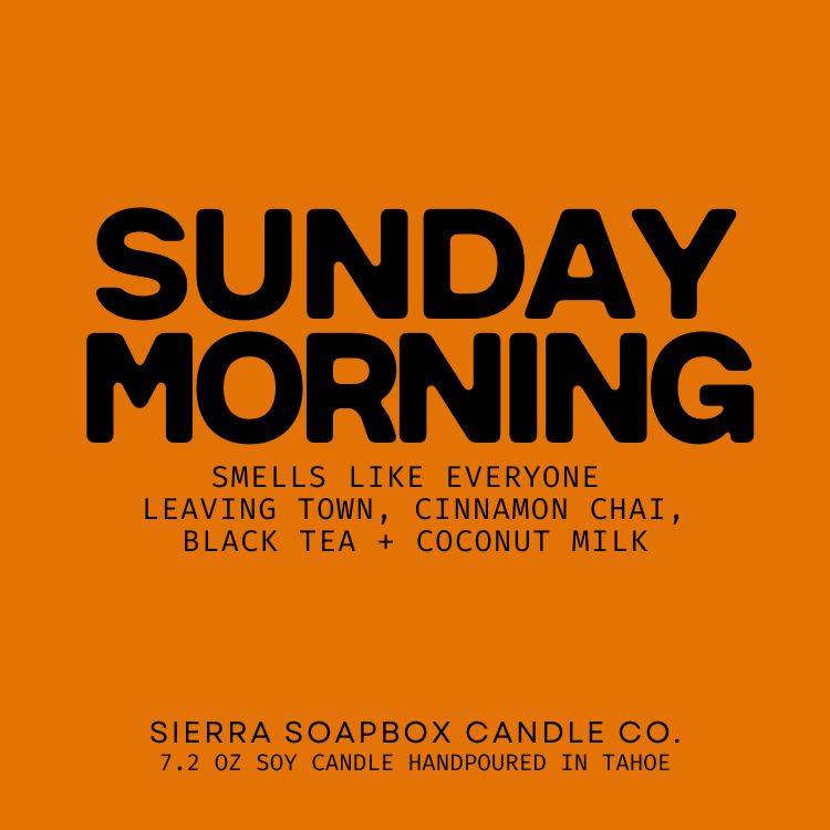 Sierra Soapbox 'Sunday Morning' Candle - Cinnamon + Clove