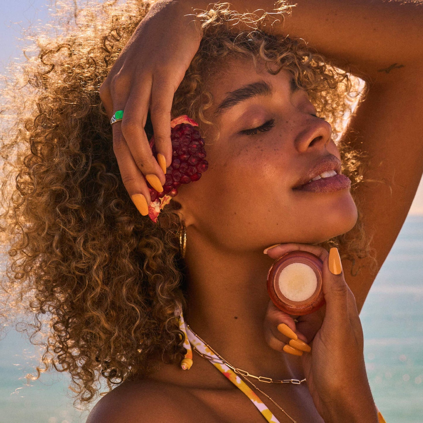 Pomegranate Peach Exfoliating Lip Scrub