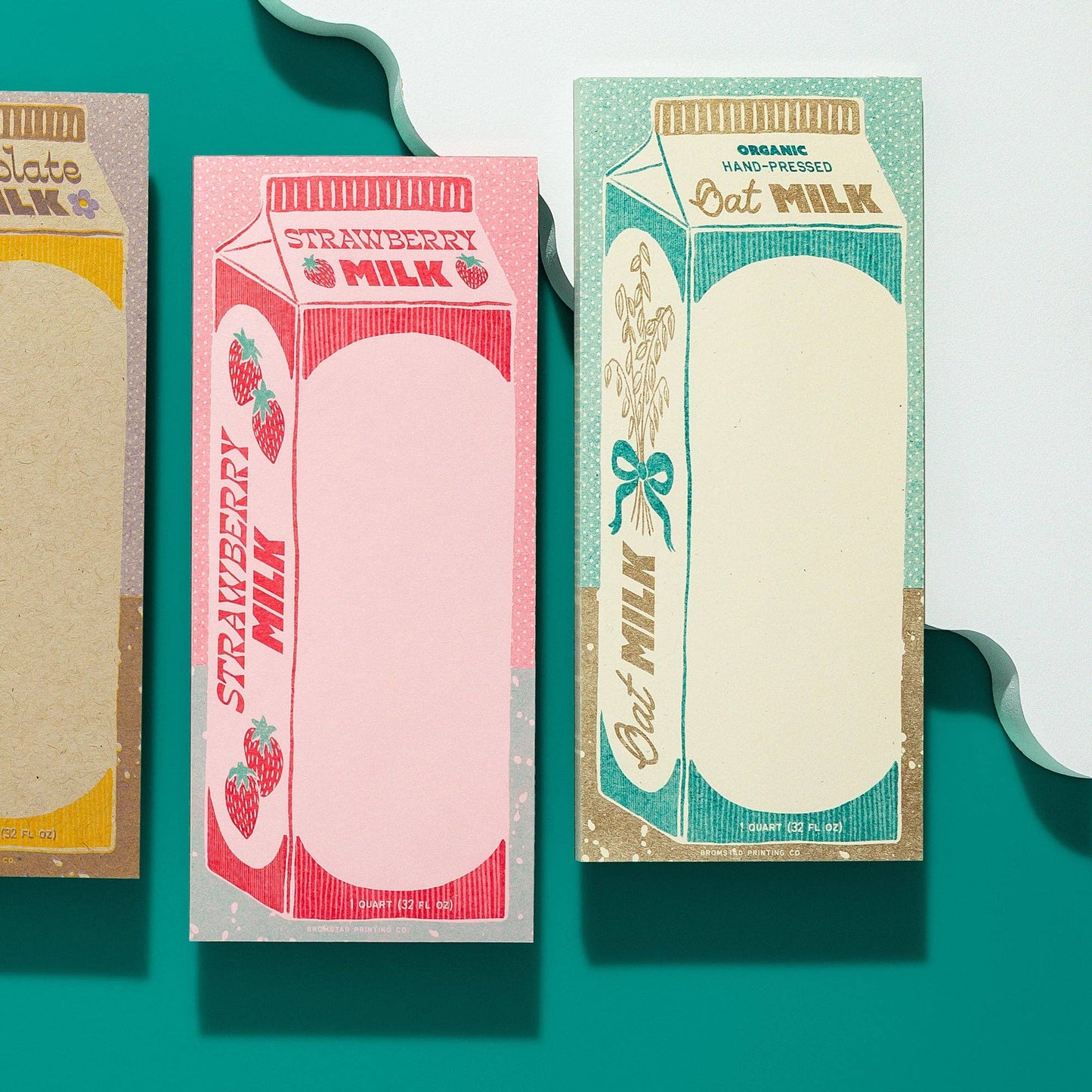 Bromstad Printing Co. Oat Milk Risograph Notepad
