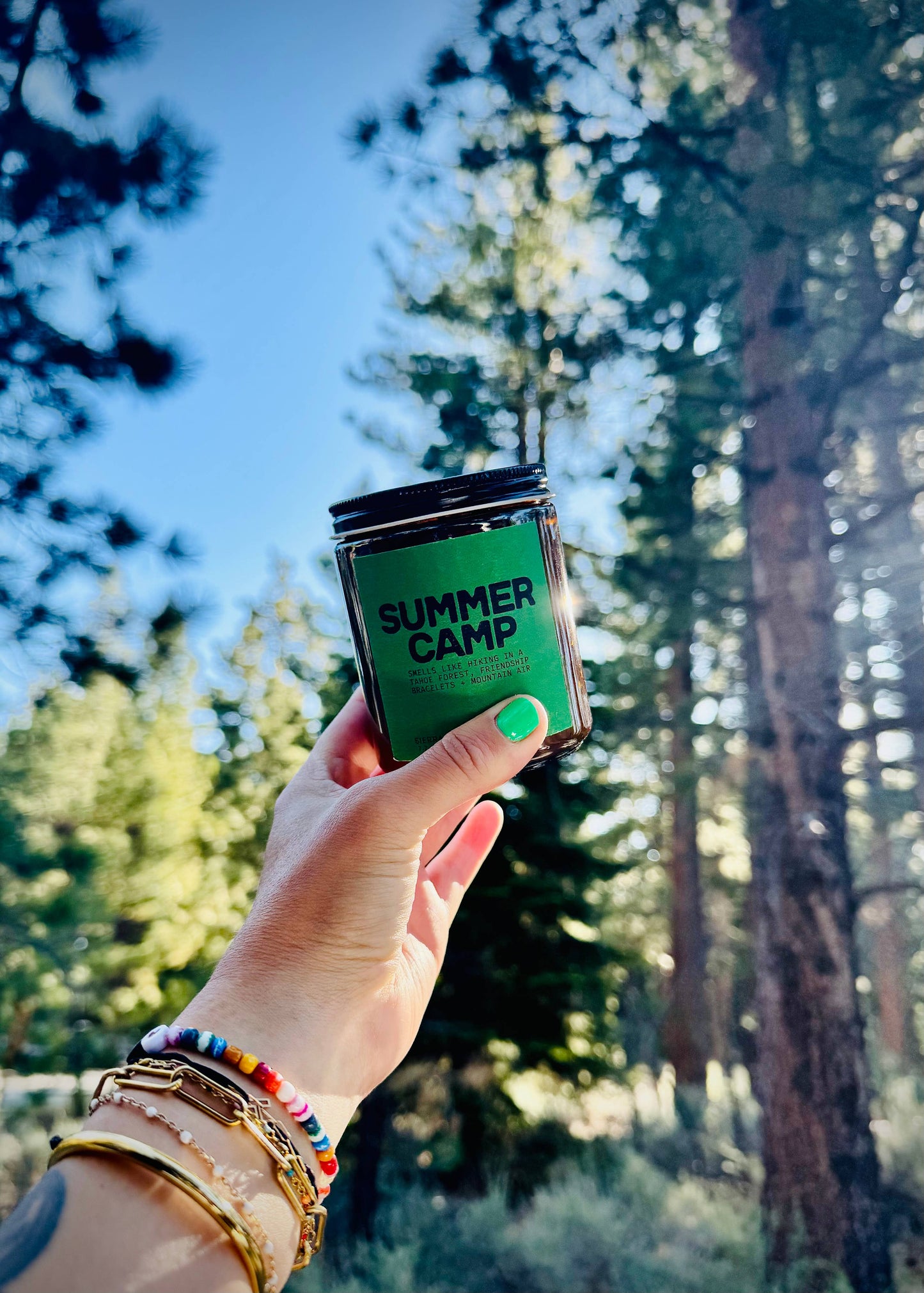 Sierra Soapbox Summer Camp Candle - Pine + Moss