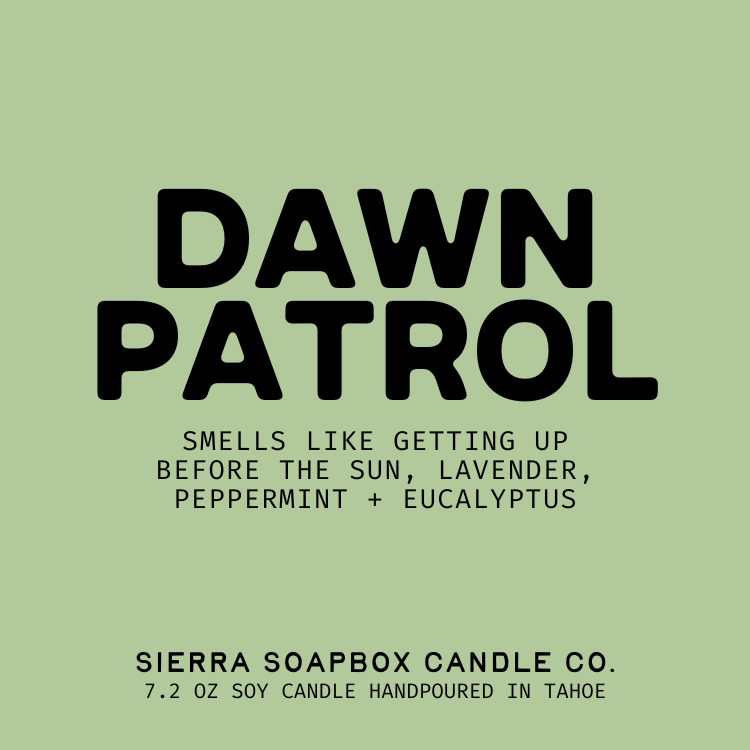 Sierra Soapbox 'Dawn Patrol' Candle - Peppermint + Eucalyptus