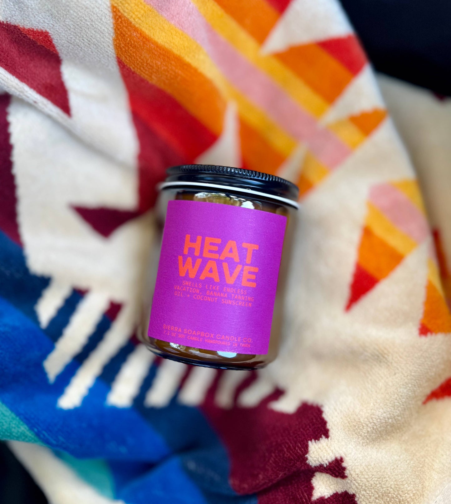 Sierra Soapbox 'Heat Wave' Candle - Banana Tanning Oil