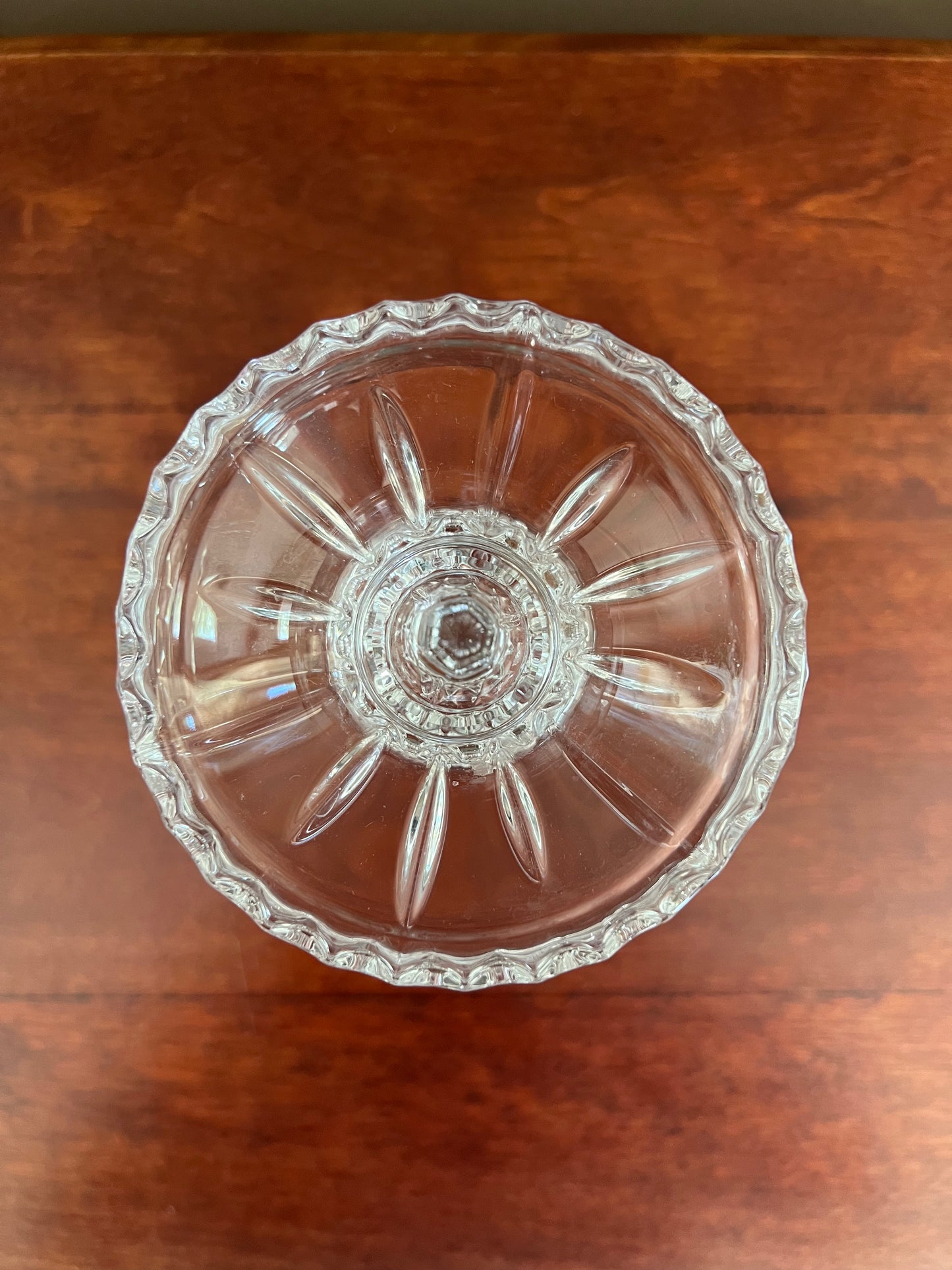 Gorham King Edward Crystal Taper Candle Holders, Set of 2