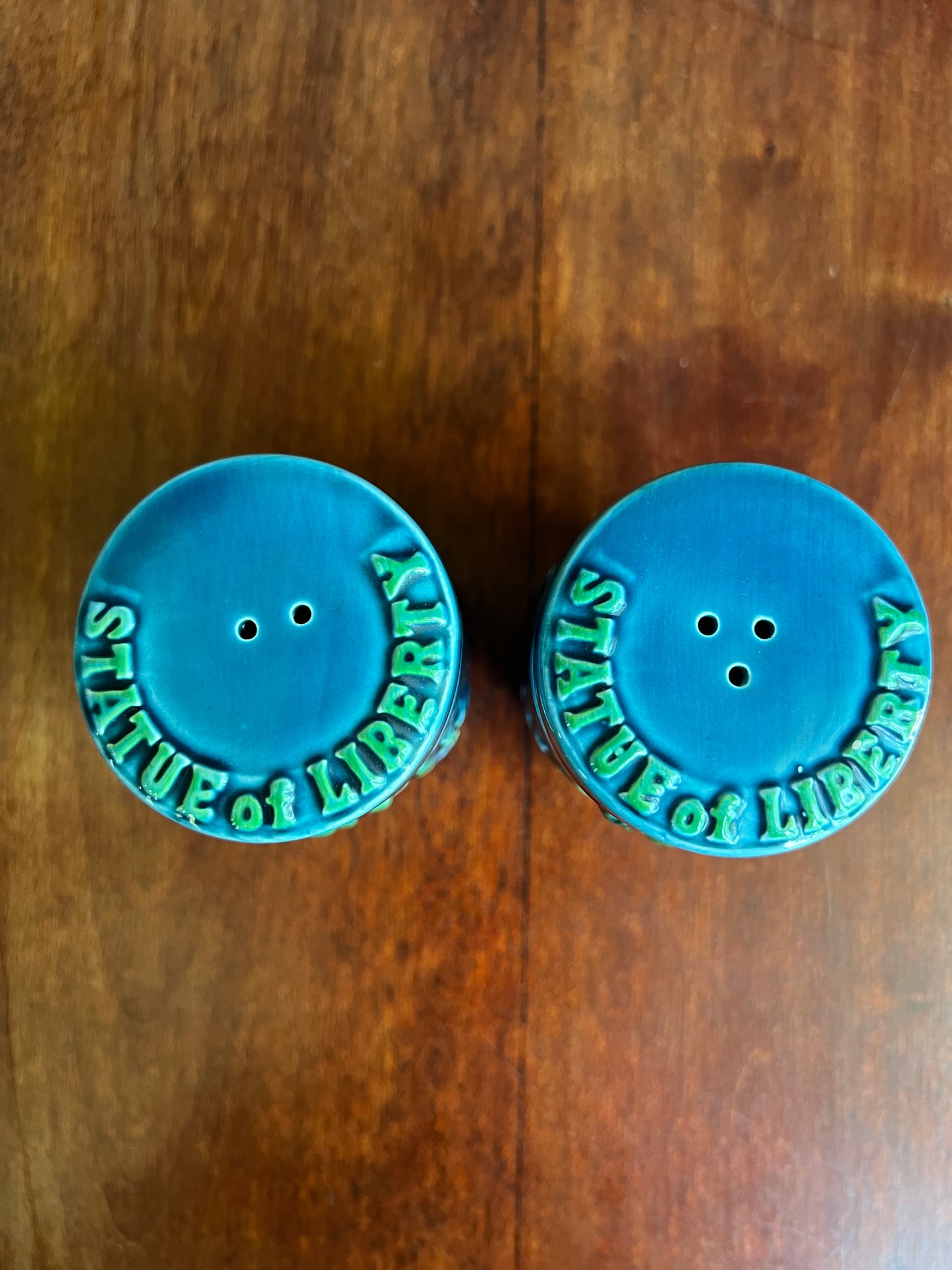 Statue of Liberty Ceramic Salt & Pepper Shakers, Set of 2