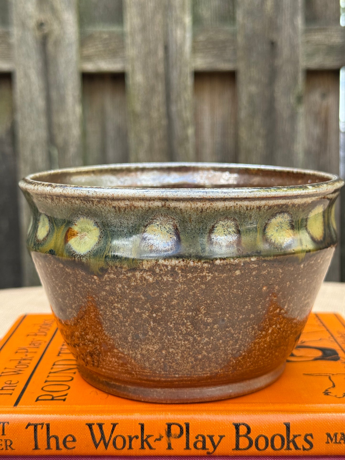 Ceramic Brown Decorative Bowl (1994)