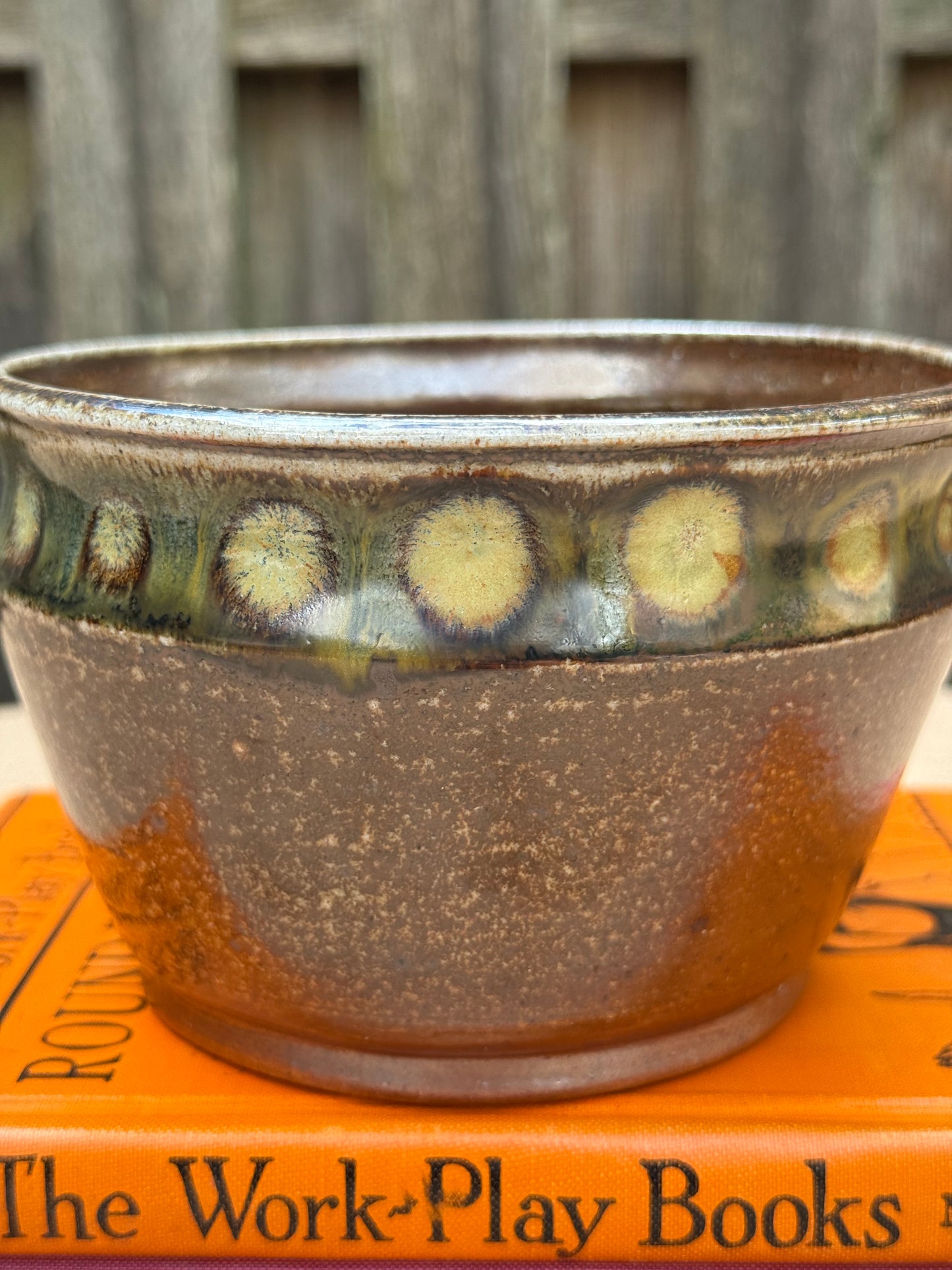 Ceramic Brown Decorative Bowl (1994)