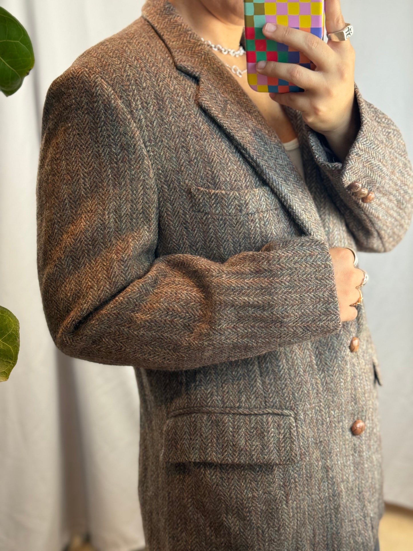 Harris Tweed x David’s 100% Scottish Wool Sports Coat (1960's-1970's)