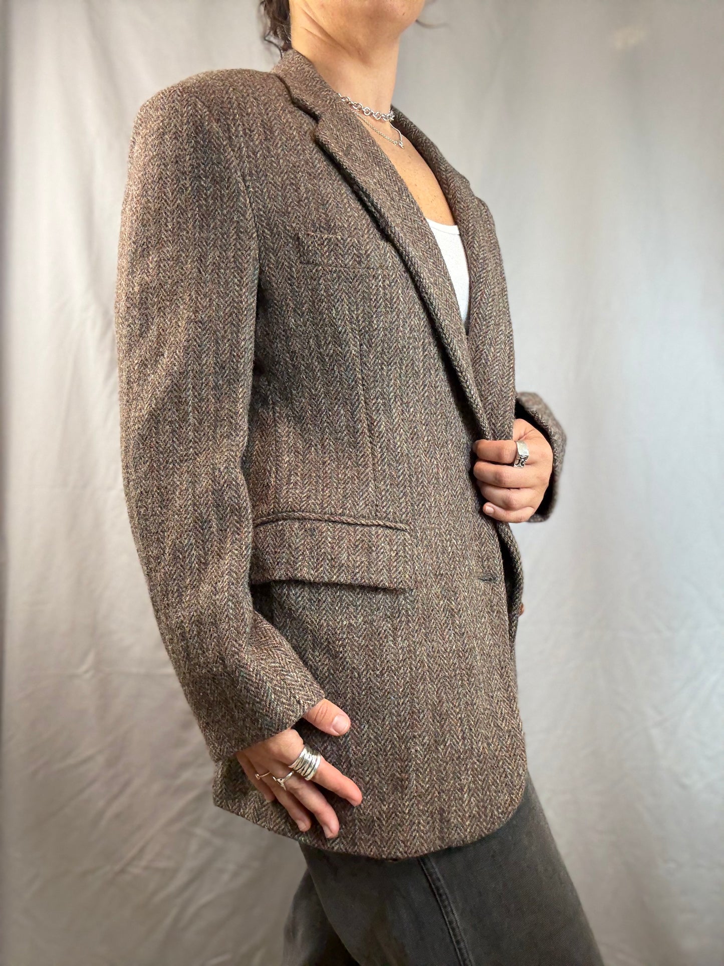 Harris Tweed x David’s 100% Scottish Wool Sports Coat (1960's-1970's)