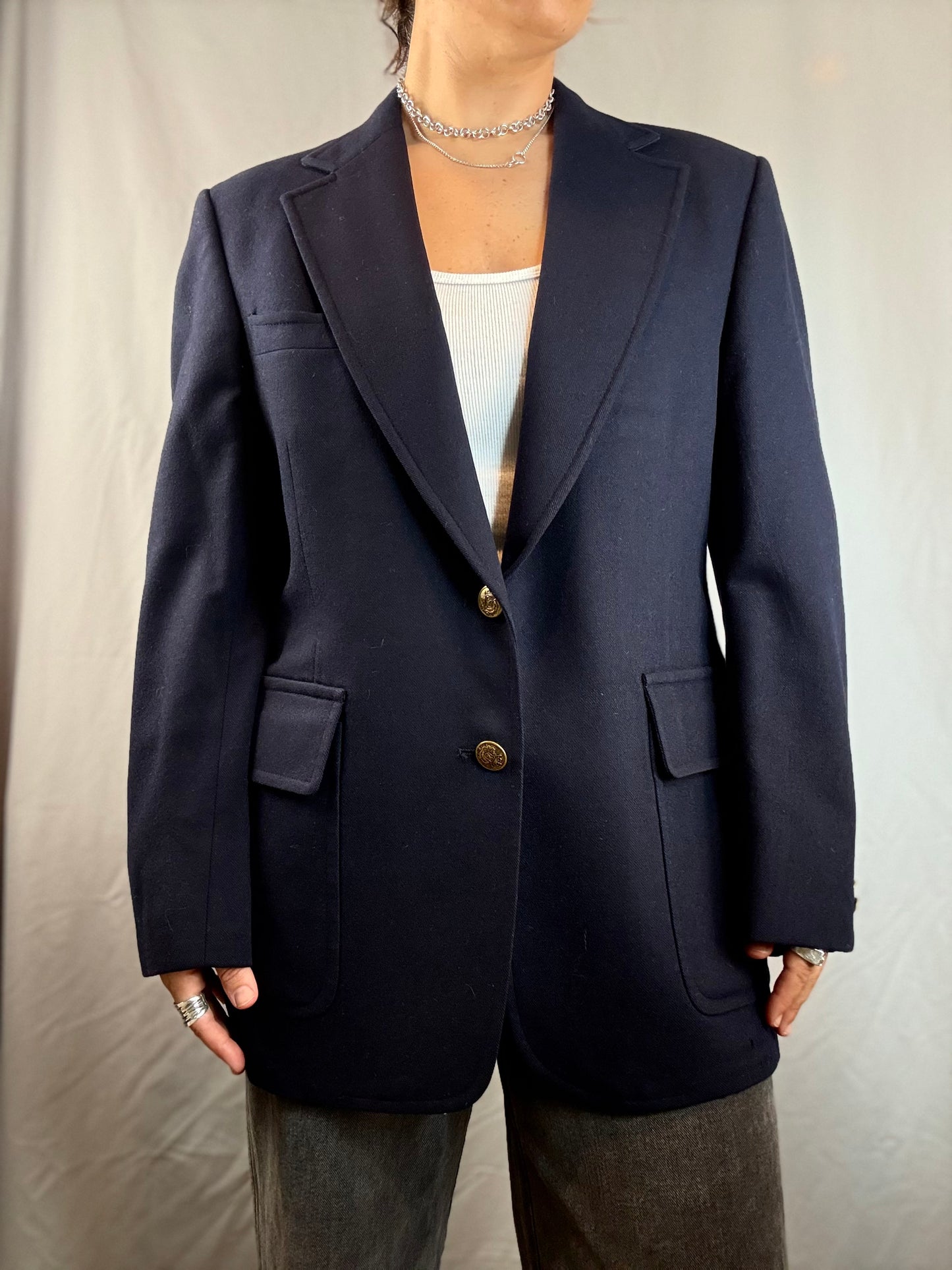 Eton Navy Blazer (1970's-1980's)