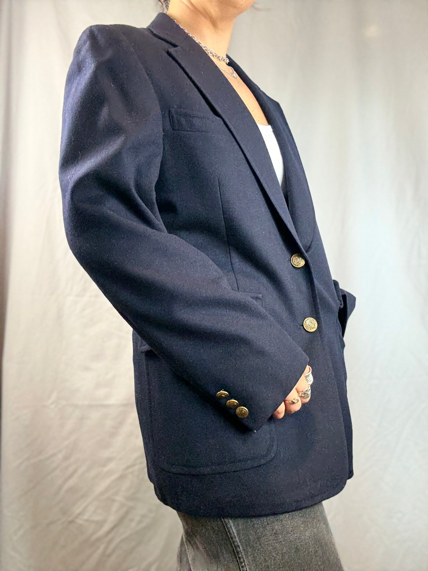 Eton Navy Blazer (1970's-1980's)