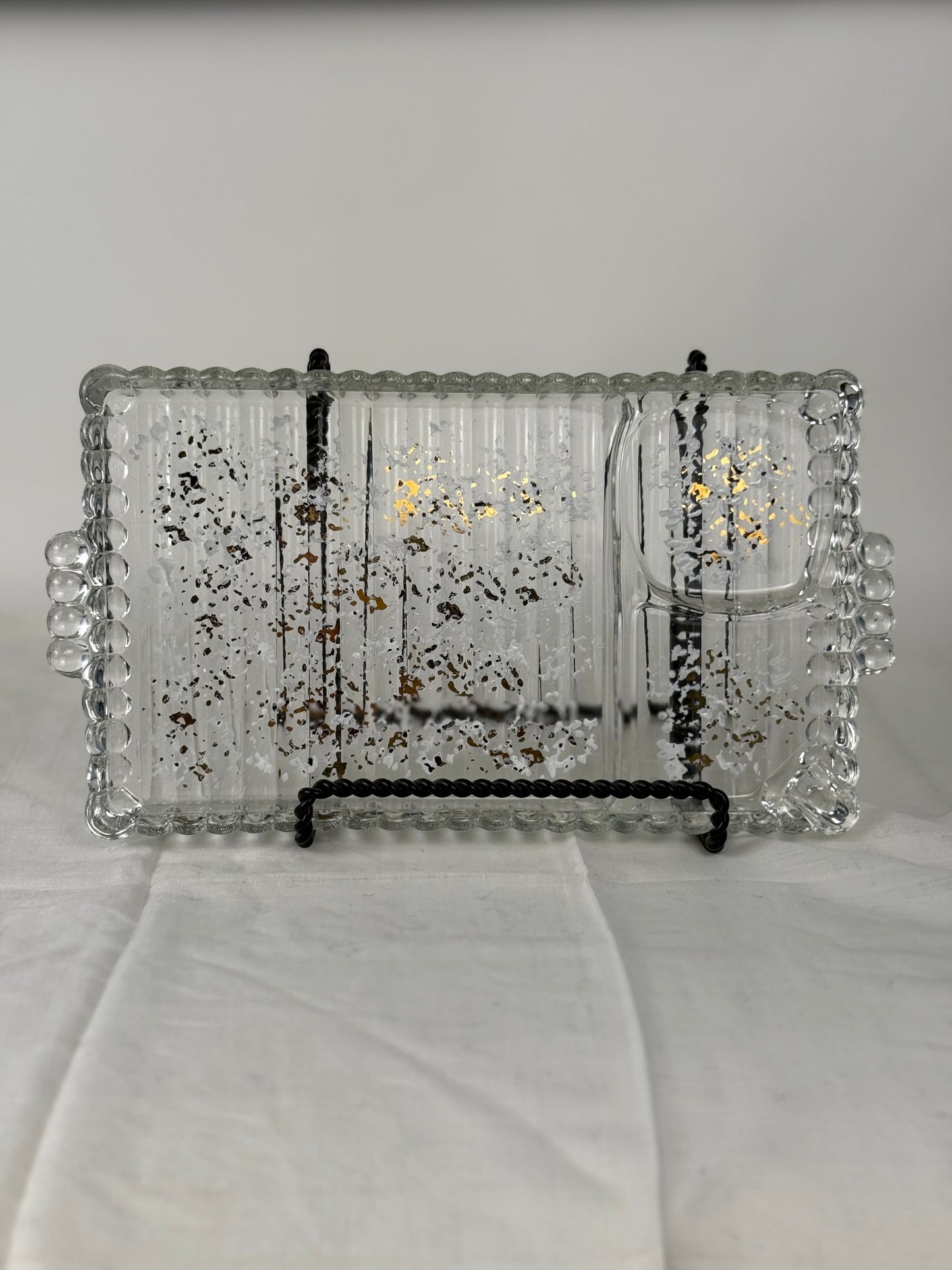 Sip n Smoke Snack Trays, Set of 4 (1950's-1960's)