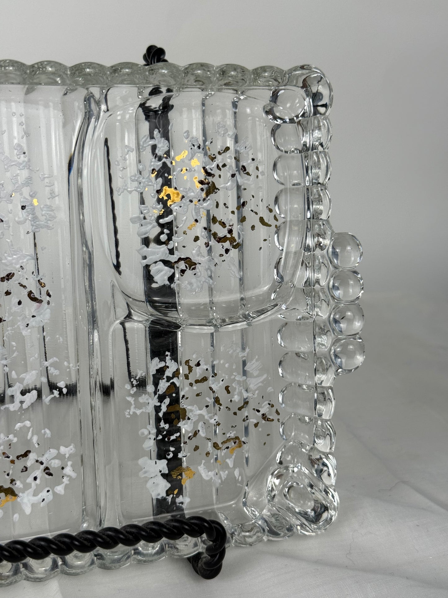 Sip n Smoke Snack Trays, Set of 4 (1950's-1960's)