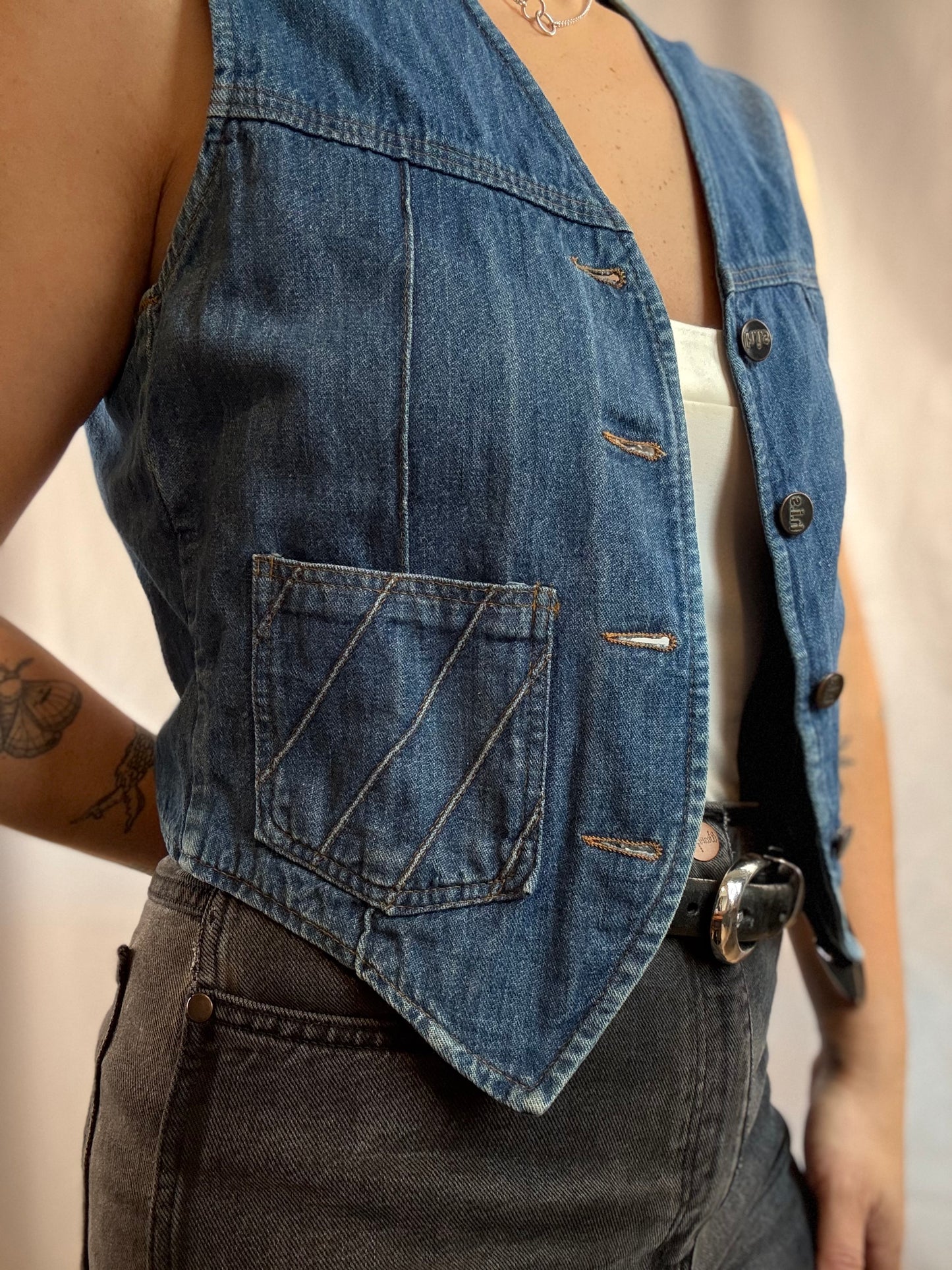 h.i.s. Denim Vest (1960's-1970's)