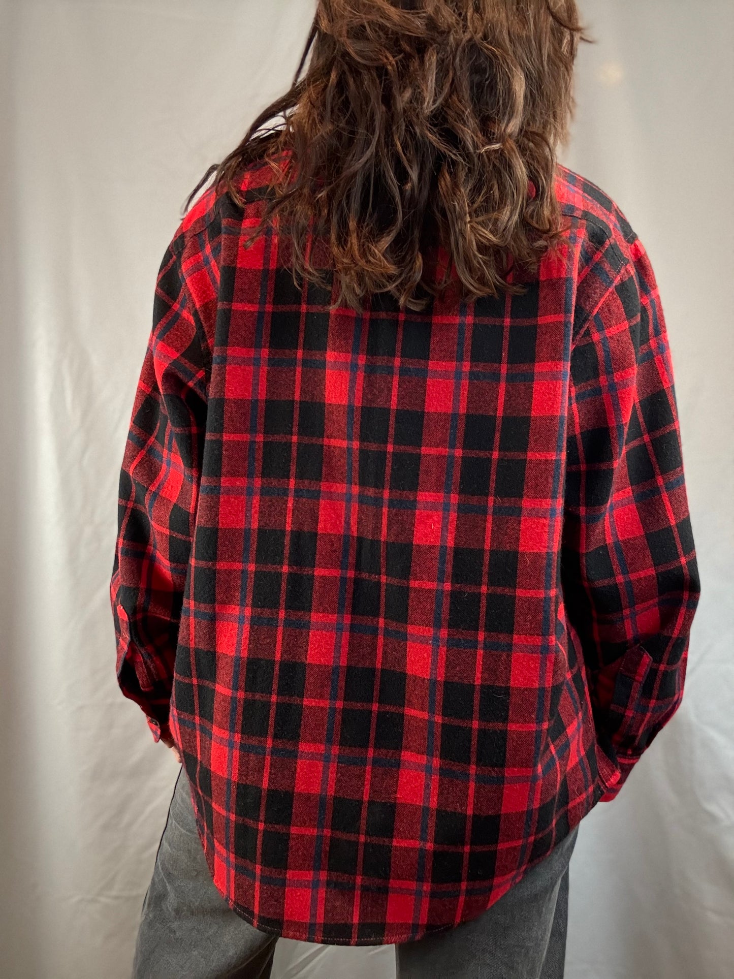 Fieldmaster Plaid Flannel Shirt (1970's-1980's)