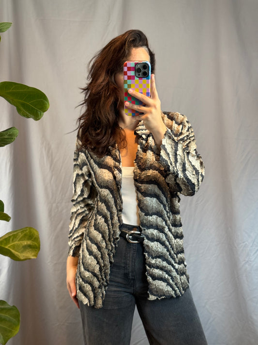 Petals Magic Scarf Slinky Shirt (1990's-Y2K)