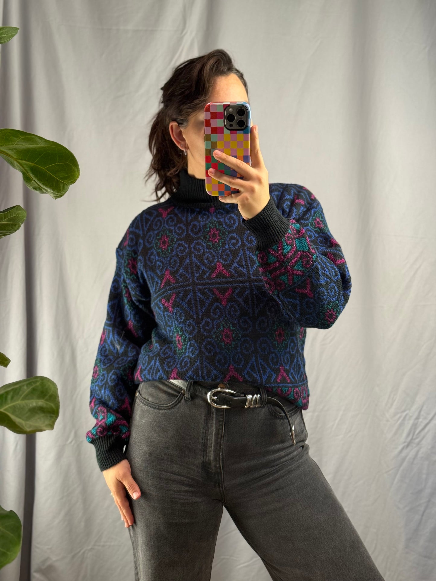 D.B. Ohara 80's Turtleneck Sweater (1980's)