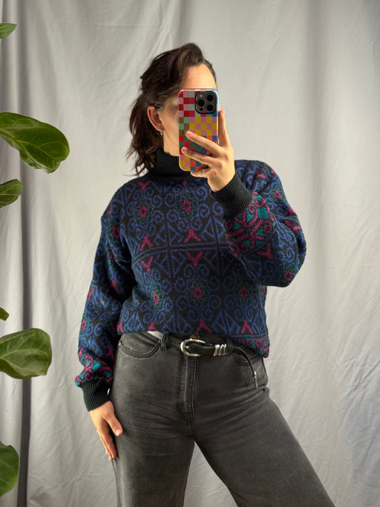 D.B. Ohara 80's Turtleneck Sweater (1980's)