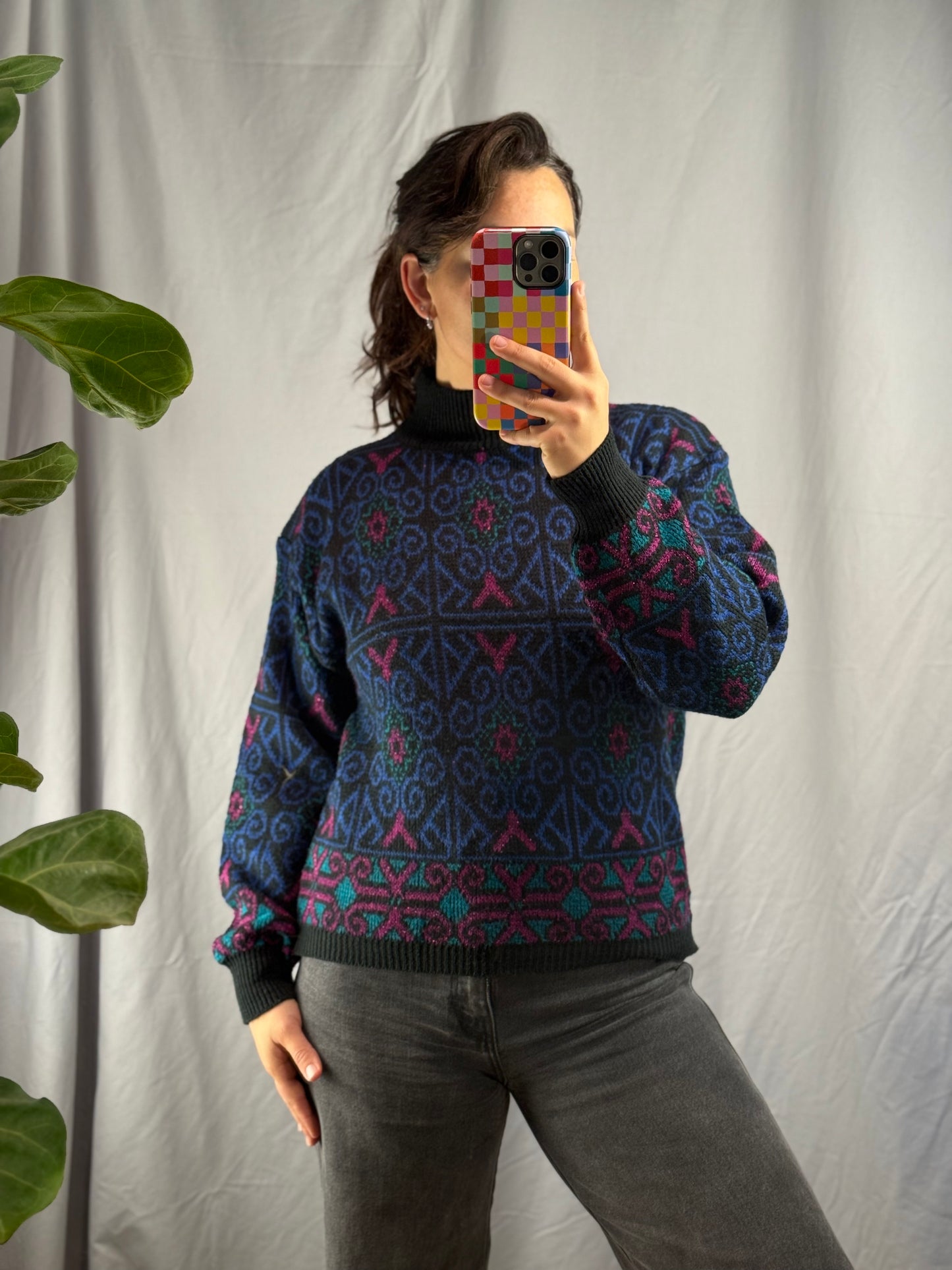 D.B. Ohara 80's Turtleneck Sweater (1980's)