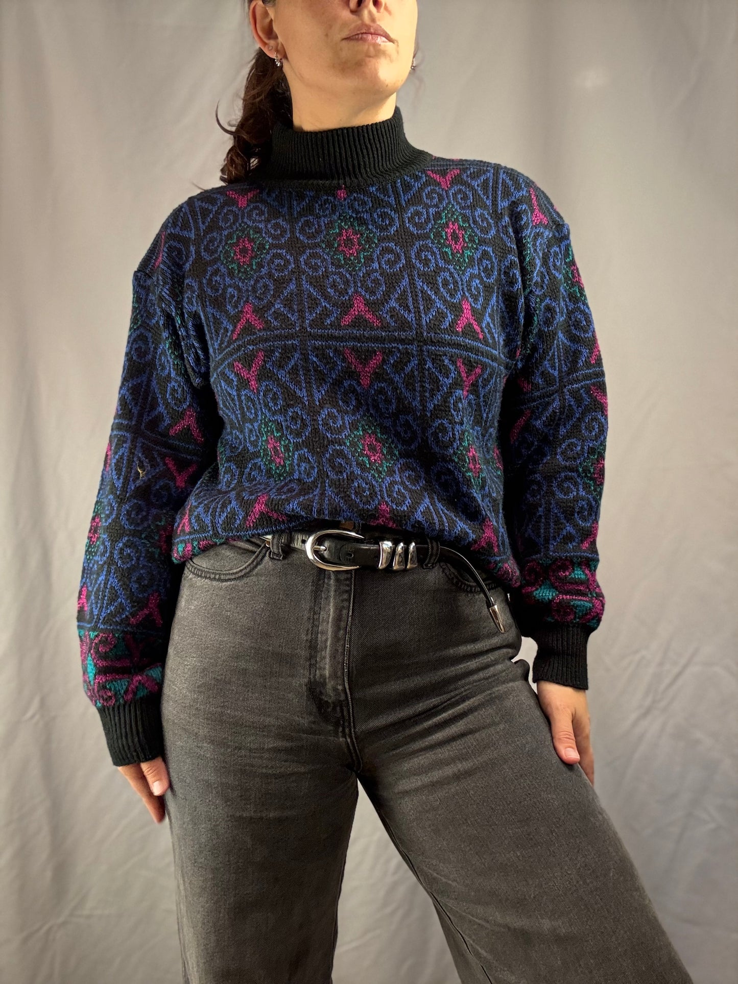 D.B. Ohara 80's Turtleneck Sweater (1980's)