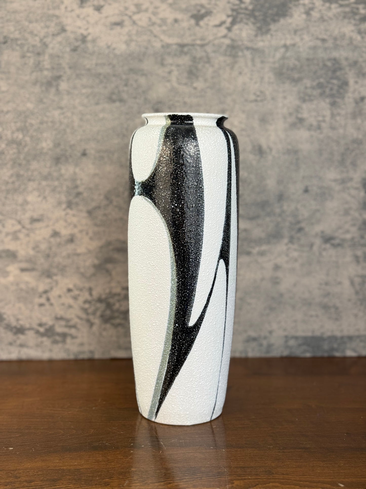 Mid-Century Style Textured Abstract Vase (1970's-1980's)