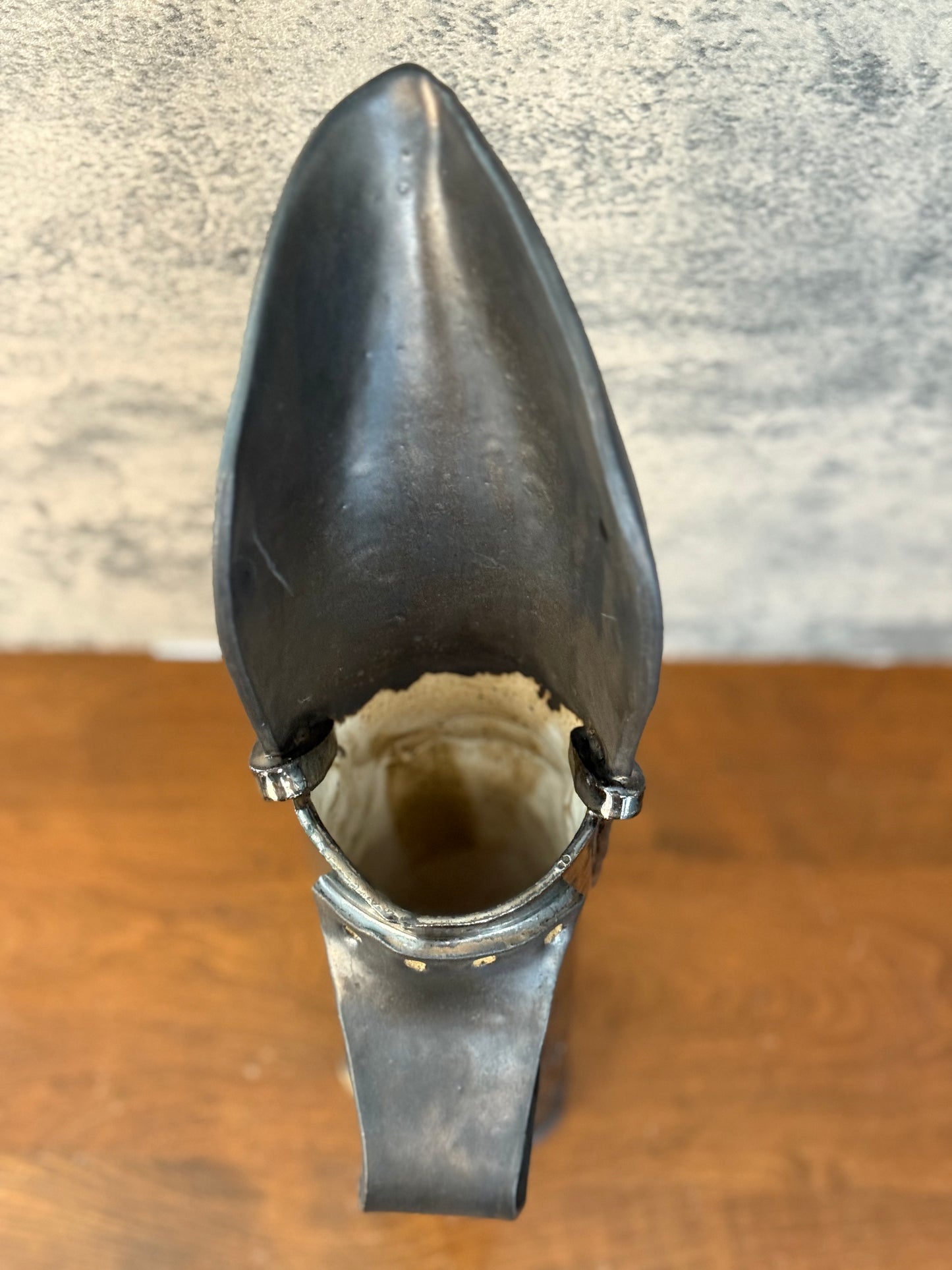 Handmade Ceramic Armour Pitcher / Vase