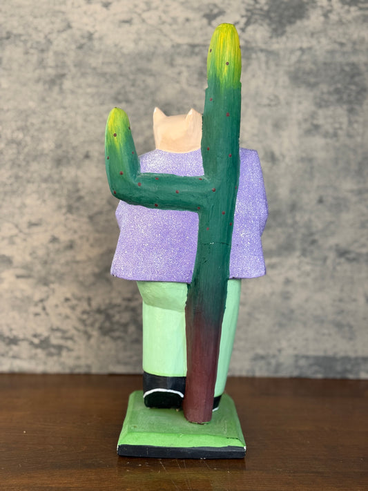 Markus Pierson Style Coyote Zoot Suit Sculpture (1980's-1990's)