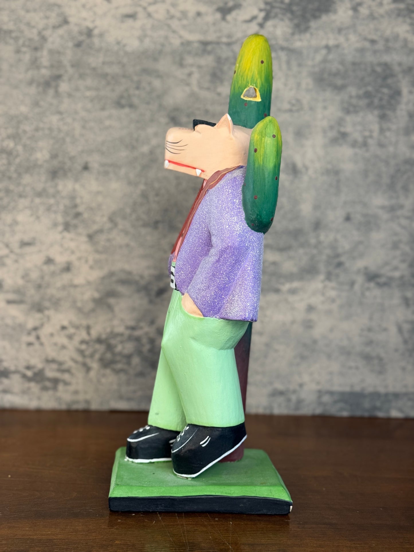 Markus Pierson Style Coyote Zoot Suit Sculpture (1980's-1990's)