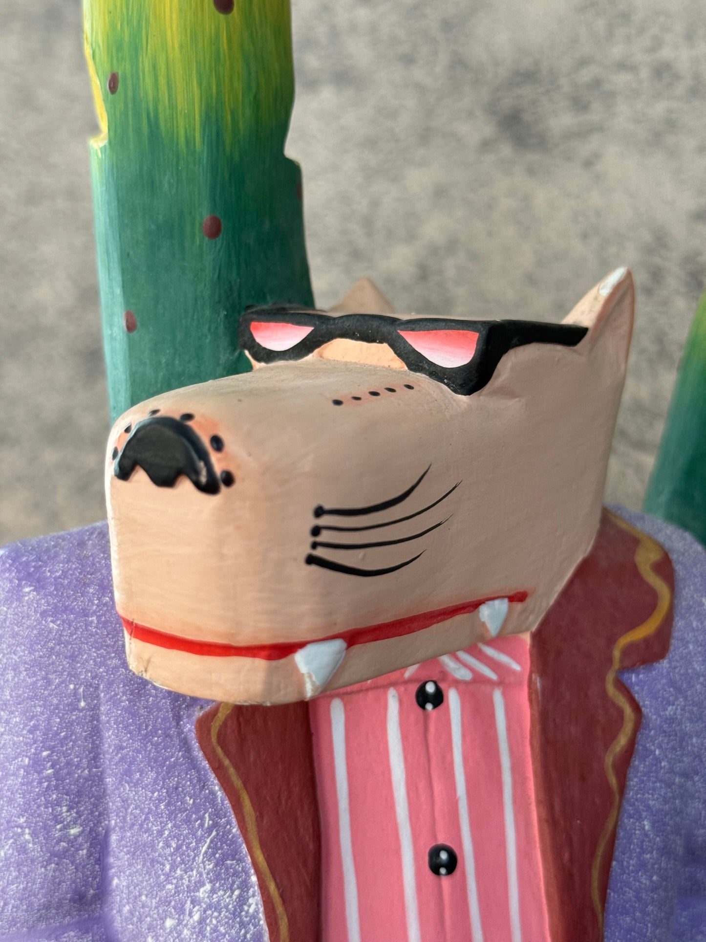 Markus Pierson Style Coyote Zoot Suit Sculpture (1980's-1990's)