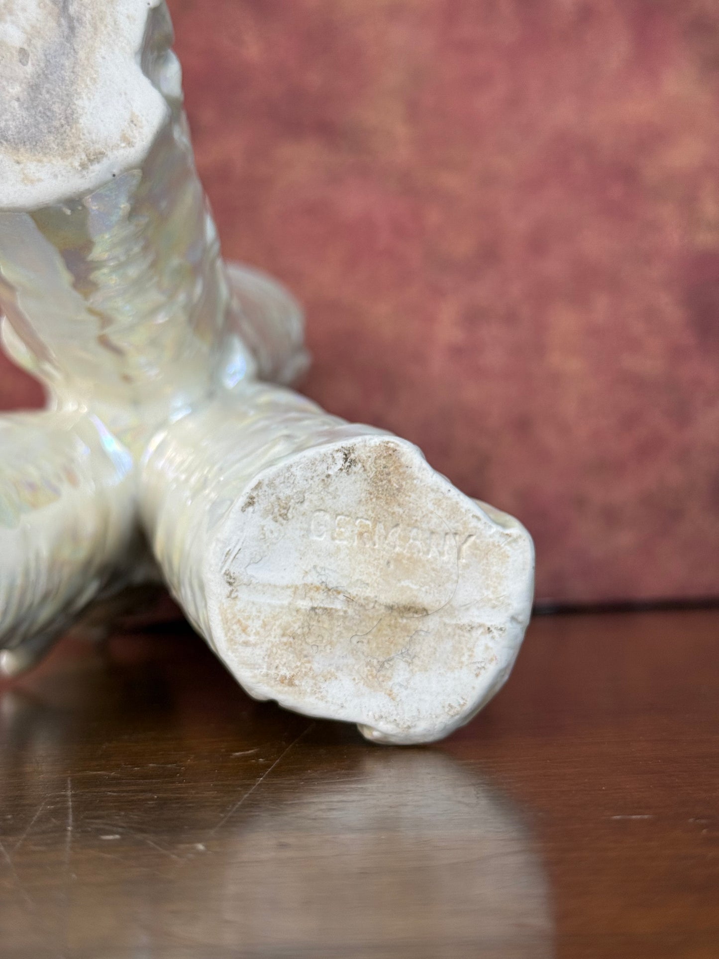 German Naturalistic Lusterware Glaze Vase (1950's-1960's)