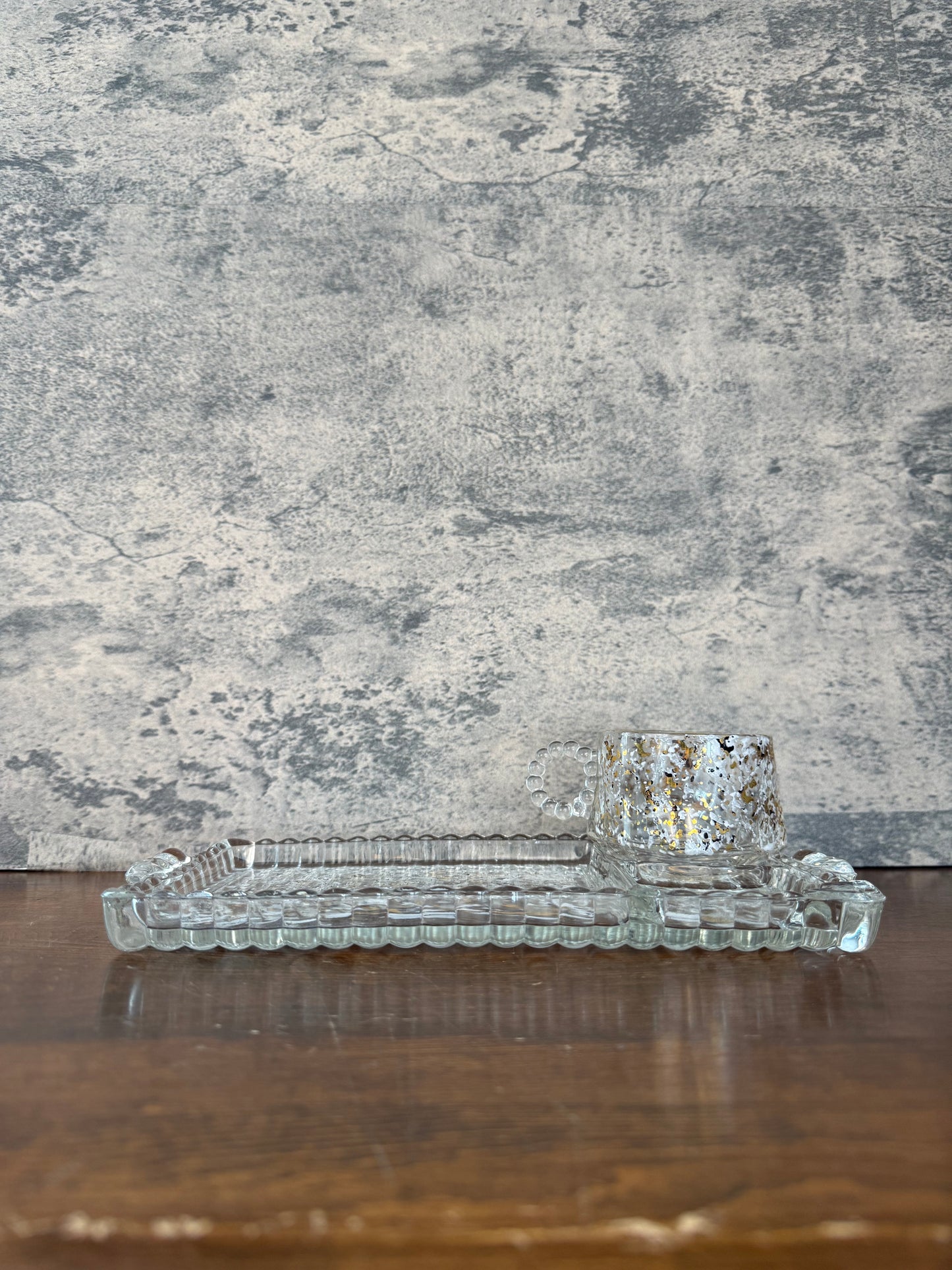 Sip n Smoke Snack Trays, Set of 4 (1950's-1960's)