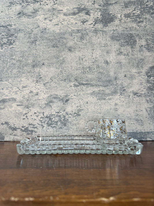 Sip n Smoke Snack Trays, Set of 4 (1950's-1960's)