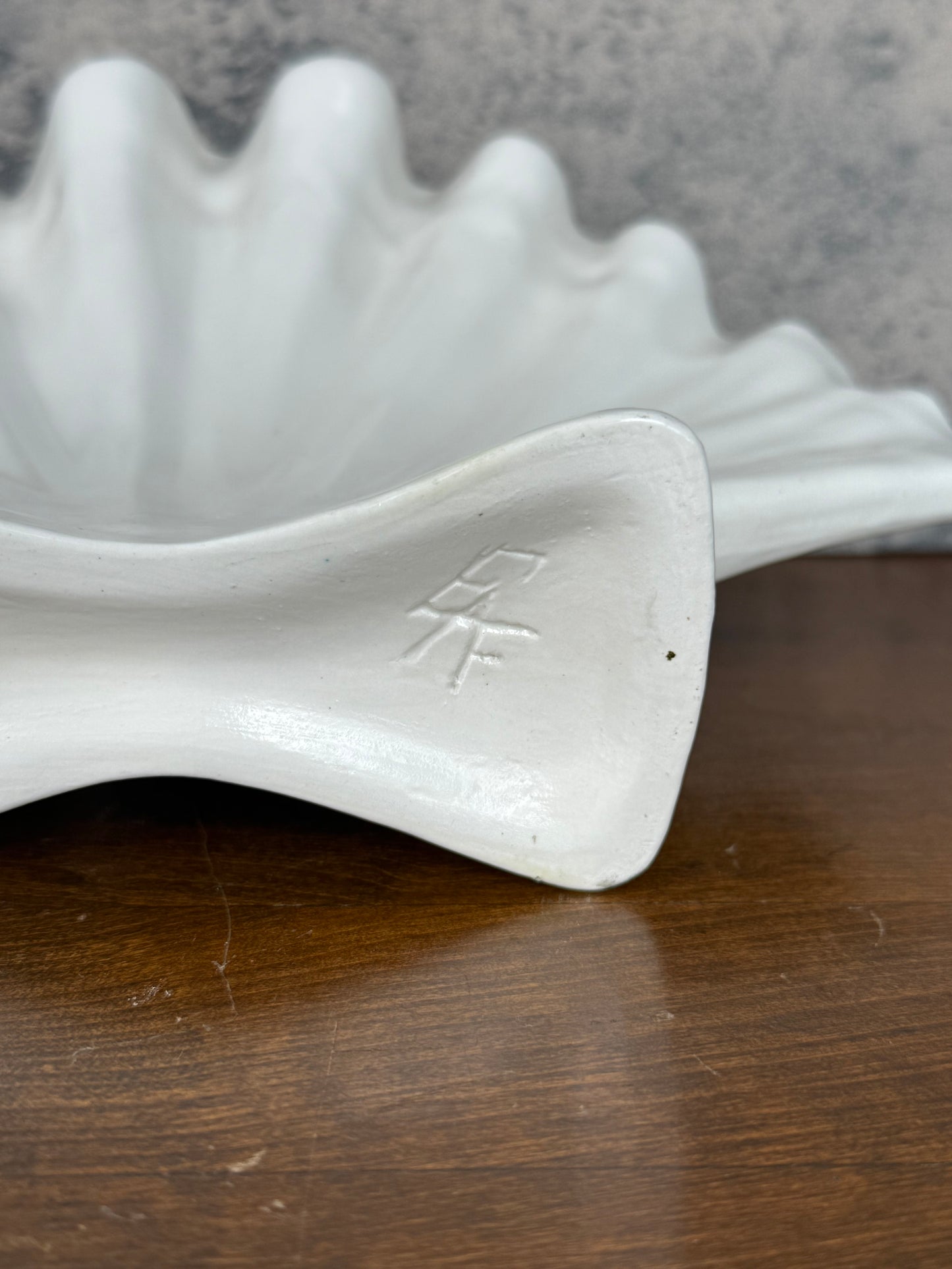 Handmade Seashell Vase (1950's-1970's)