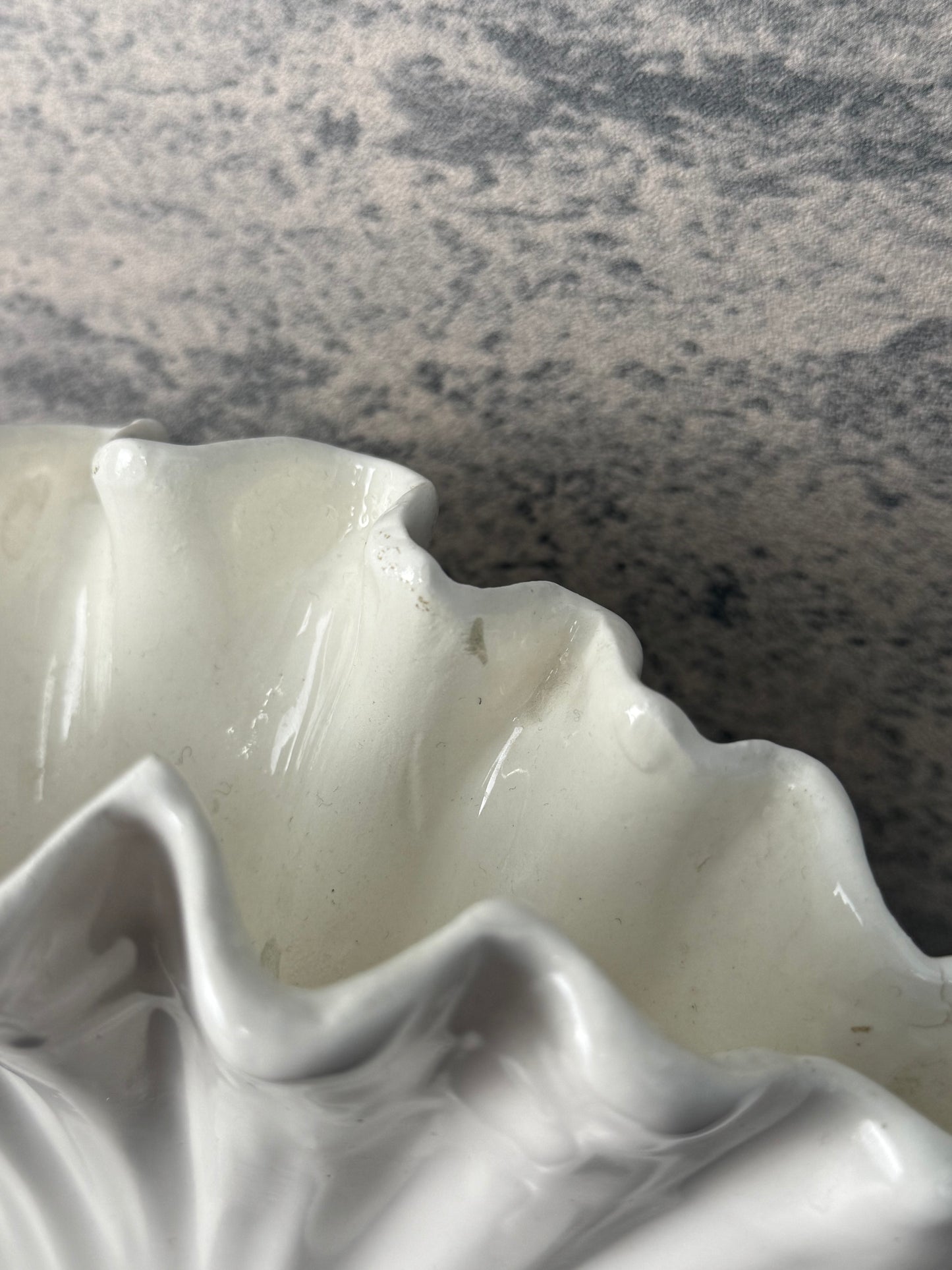 Handmade Seashell Vase (1950's-1970's)