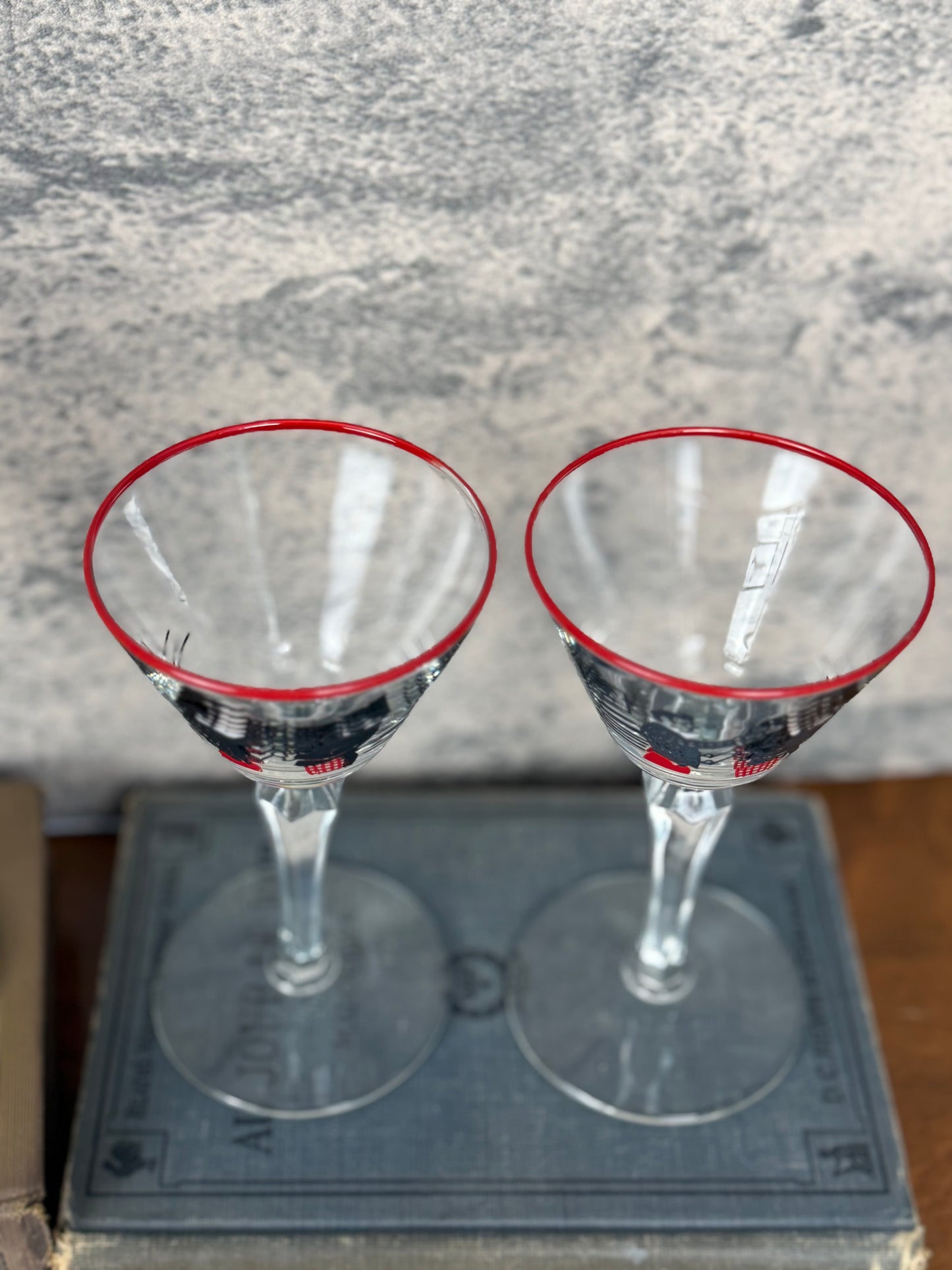 Libbey Pickwick Cordial Glasses, Set of 4 (1940's-1950's)