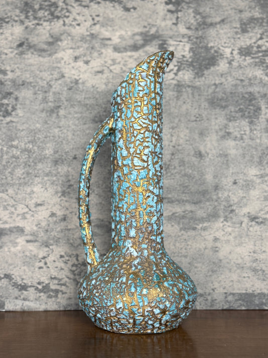 Royal Haeger Metallic Lava Glaze Pitcher (1960's-1970's)