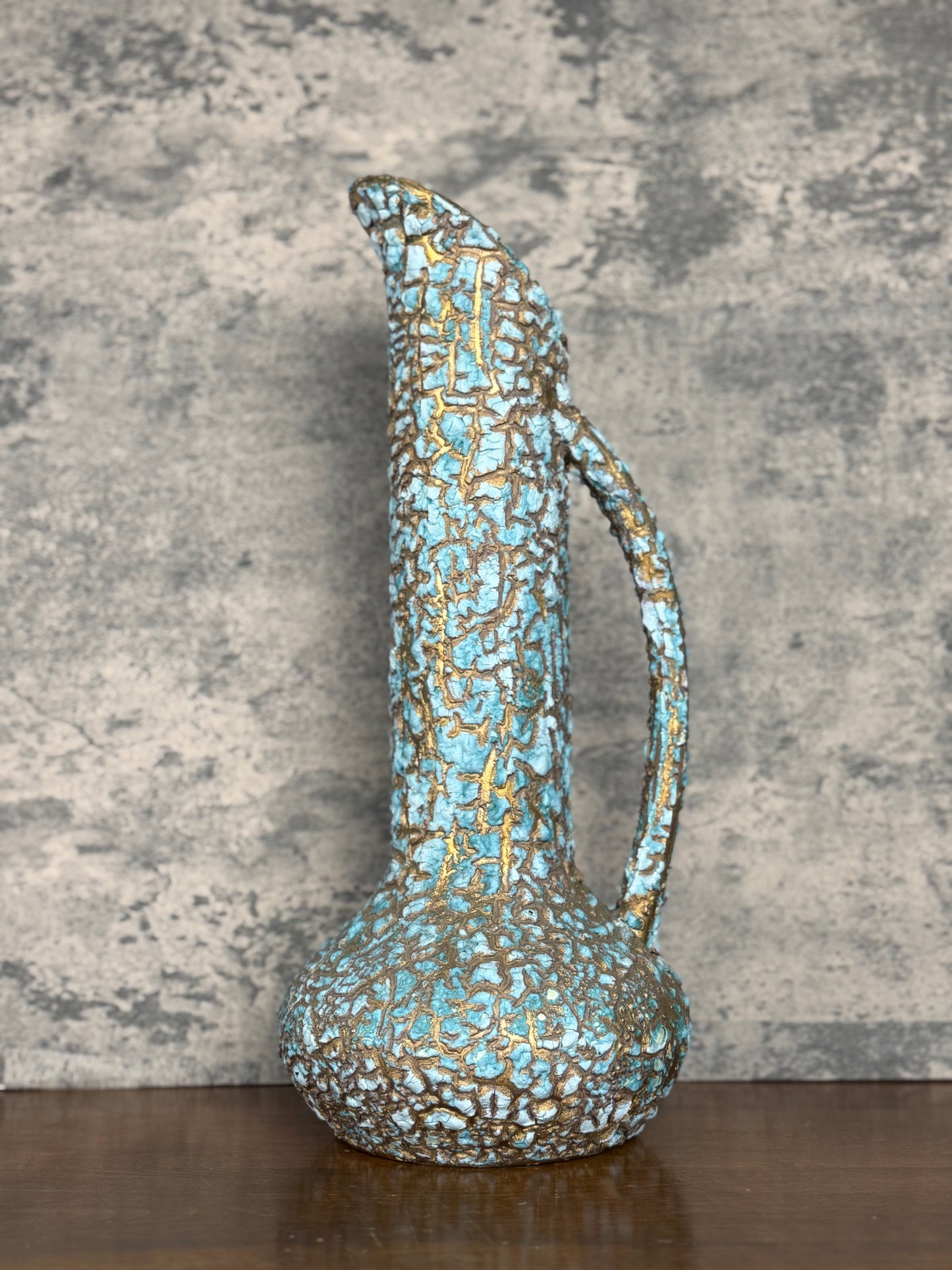 Royal Haeger Metallic Lava Glaze Pitcher (1960's-1970's)